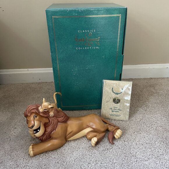 WDCC Mufasa & Simba - Pals Forever Disney's Lion King Tribute Series NIB w COA - Picture 1 of 4